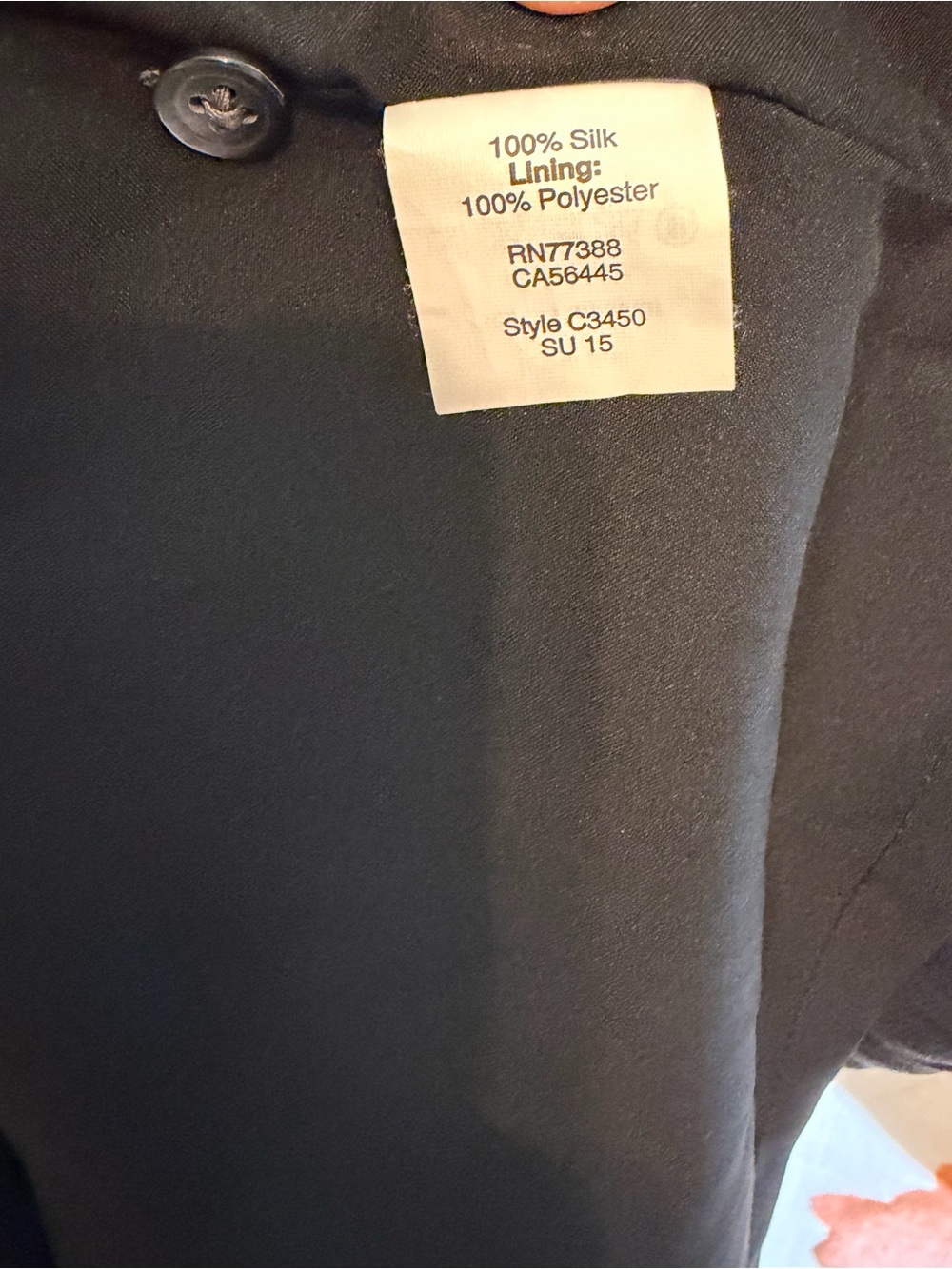 Madewell 100% Silk Black Dress – Size 0 - Picture 7 of 12